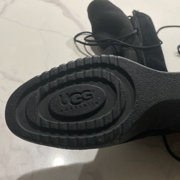 NWOT UGG Wedge Suede Boots - Picture 6 of 8